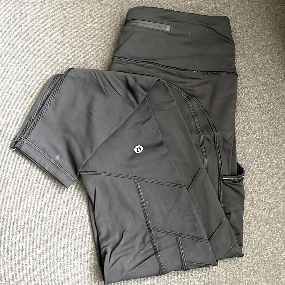 Lululemon Black Fast and Free Leggings